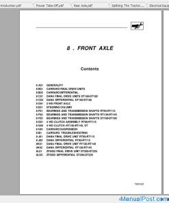 AGCO NA North America RT DT TRACTOR Service Manual