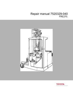 BT Forklift FRE270 Repair Manual