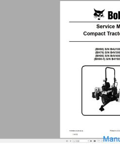 Bobcat Compact Tractor Backhoe BH66