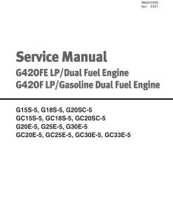 Daewoo LP Gasoline Engine G424