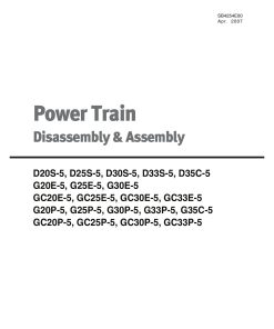 Daewoo Power Train D20S-5