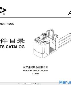 Hangcha Order Picker Truck A series Parts Catalog 02.2023 EN ZH