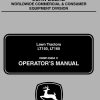 John Deere Lawn Tractors LT150 LT160 Operator's Manual