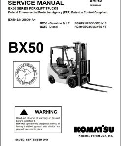 Komatsu Forklift BX50