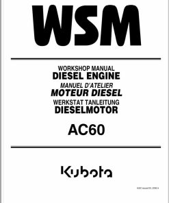 Kubota Diesel Engine AC60