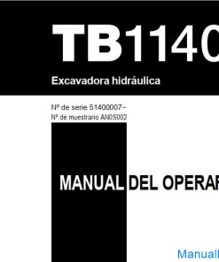 Takeuchi Excavator TB1140