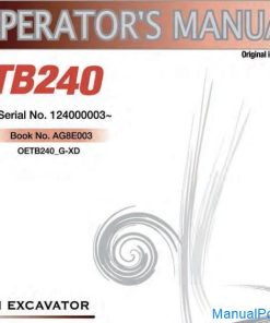 Takeuchi Excavator TB240