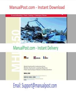 Terex MHL Full Parts Catalog, Schematic, Manual DVD