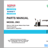 Unicarrier Forklift Claas I - V Parts Catalog & Service Manual