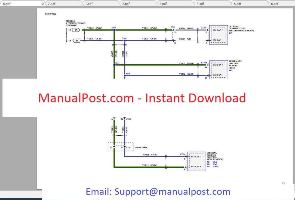 Ford F150 2018 Electrical Wiring Diagram – ManualPost – Instant