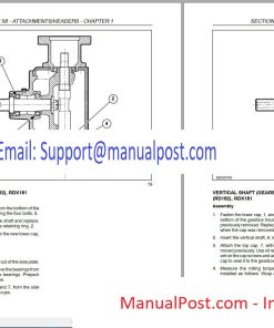 Case IH Tractor RDX162,RDX181 Disc Headers Repair Manual_87755425