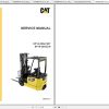 Caterpillar Lift Truck EP20AN Service Manuals