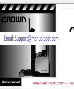 Crown Forklift TIL 2010 Service and Parts MANUALS DVD VERSION PDF