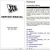 JCB Backhoe Loader 3CX, 4CX, SCX T4i T4F 55Kw Service Manual