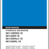 Kobelco Hydraulic Excavator SK115SRDZ-1E SK135SR-1E SK135SRLC-1E SK135SRL-1E Shop Manual