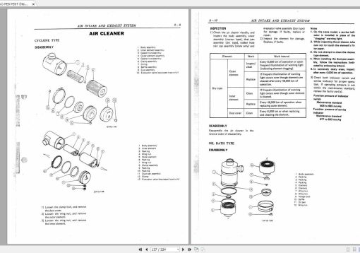 Kobelco PE6 PE6T (Nissan Diesel Engine) Service Manual