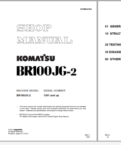 Komatsu Mobile Crushers Recyclers 2022 Shop Manual Circuit Diagram PDF