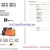 Still Electric Forklift Truck R50 10-12-15-16 Spare Parts List