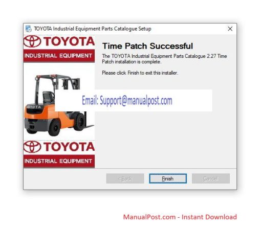 Toyota Industrial Equipment 2.27 Patch Life Time