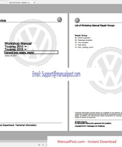 Volkswagen Touareg 2003-2017 Workshop Manuals & EWD