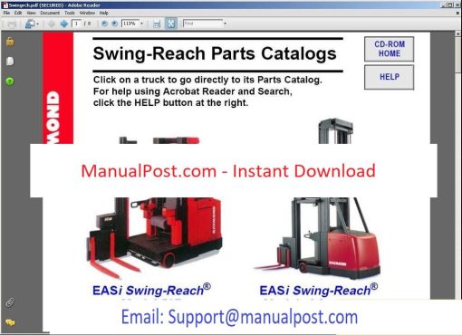 Raymond Forklift Truck Spare Parts Catalog And Service
