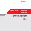 Heli Forklift Truck G2 Series 2t Operation Service Parts Manual EN ZH