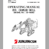 JUNJIN Hydralic Crawler Drill JD-800E Operating Manual_09.2013