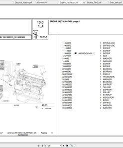 Laverda Combine Harvester 225 REV Parts Catalog