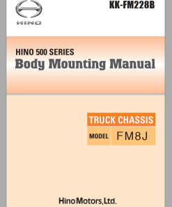 Hino Truck 500 Series Chassis FM8J Workshop Manual