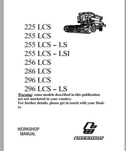 Laverda EU Harvesting 255-296 LCS LS Workshop Manual_L3272313