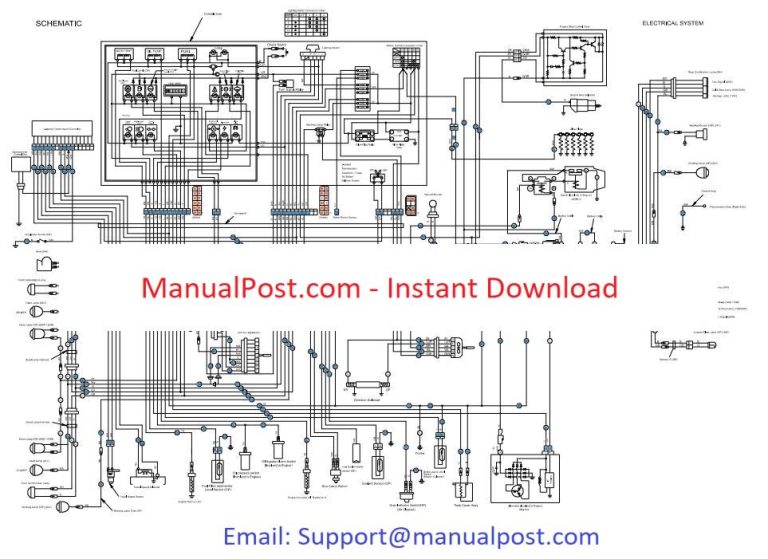 CAT Forklift MCFE DP70 Electrical Diagram – ManualPost – Instant ...