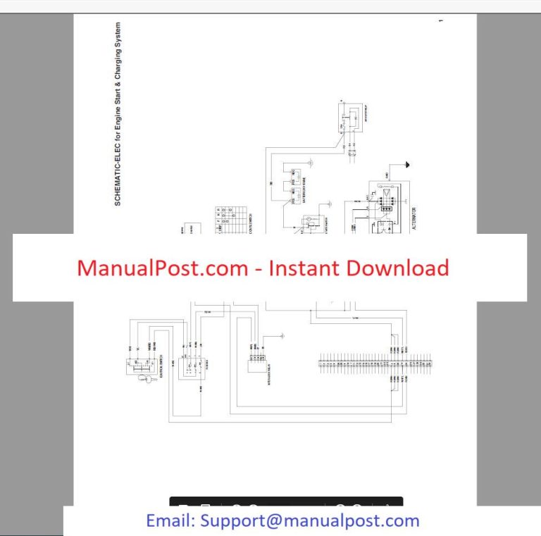 Doosan Infracore Forklift 2009 Service Manual Wiring Diagram and