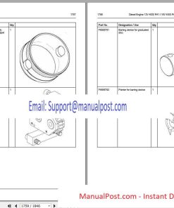 MTU Diesel Engine 12V 16V 4000 R41 Workshop Manual