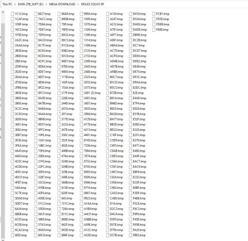 Volvo TMP Files ISFILES VOLVO 4.04GB