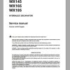 Case Hydraulic Exacvator WX145 WX165 WX185 Service Manual_9-91221