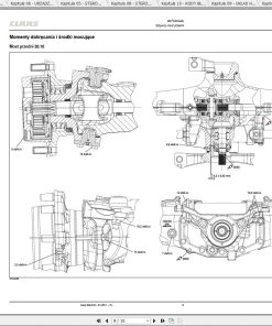 Claas Tractors AXOS 340 – 310 Diagnosis Repair Manuals_PL