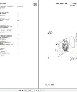 Fendt 936 Tractor Spare Parts catalog PDF