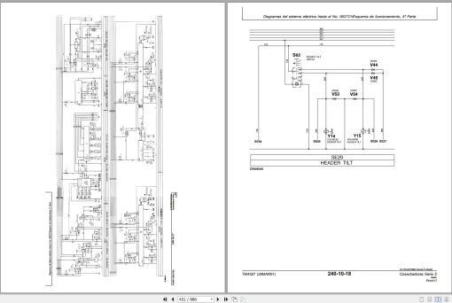 John Deere Harvester 2054 2056 2058 2064 2066 Technical Manual TM4507 ES