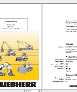 Liebherr Wheel Loader L509-429 S.N-8500 Operators Manual