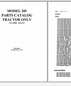 Raymond Forklift Reach 20i Operation, Maintenance & Parts Manual