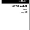 AGCO NA North America 5145 Round Baler Service Manual_79033772A