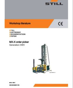 Still Order Picking Stacker Trucks MX-X MX-Q Generation 3, 80V Workshop Manual